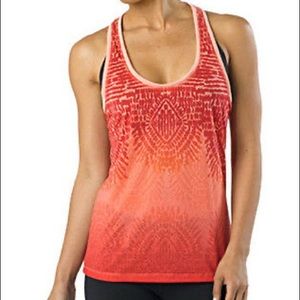 Prana Luca Red Racerback Relaxed Fit Tank | Size Small